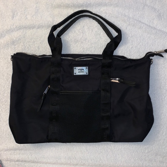 Steve Madden Black Carryall Tote Bag - Picture 1 of 12